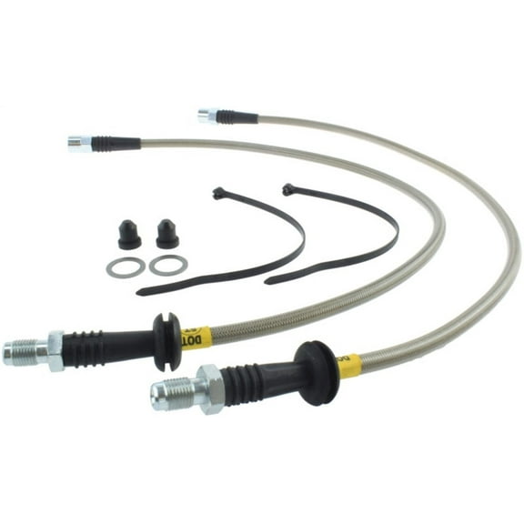 StopTech 950.34011 Stainless Steel Braided Brake Hose Kit Fits select: 2008-2010 BMW 528, 2004-2007 BMW 530