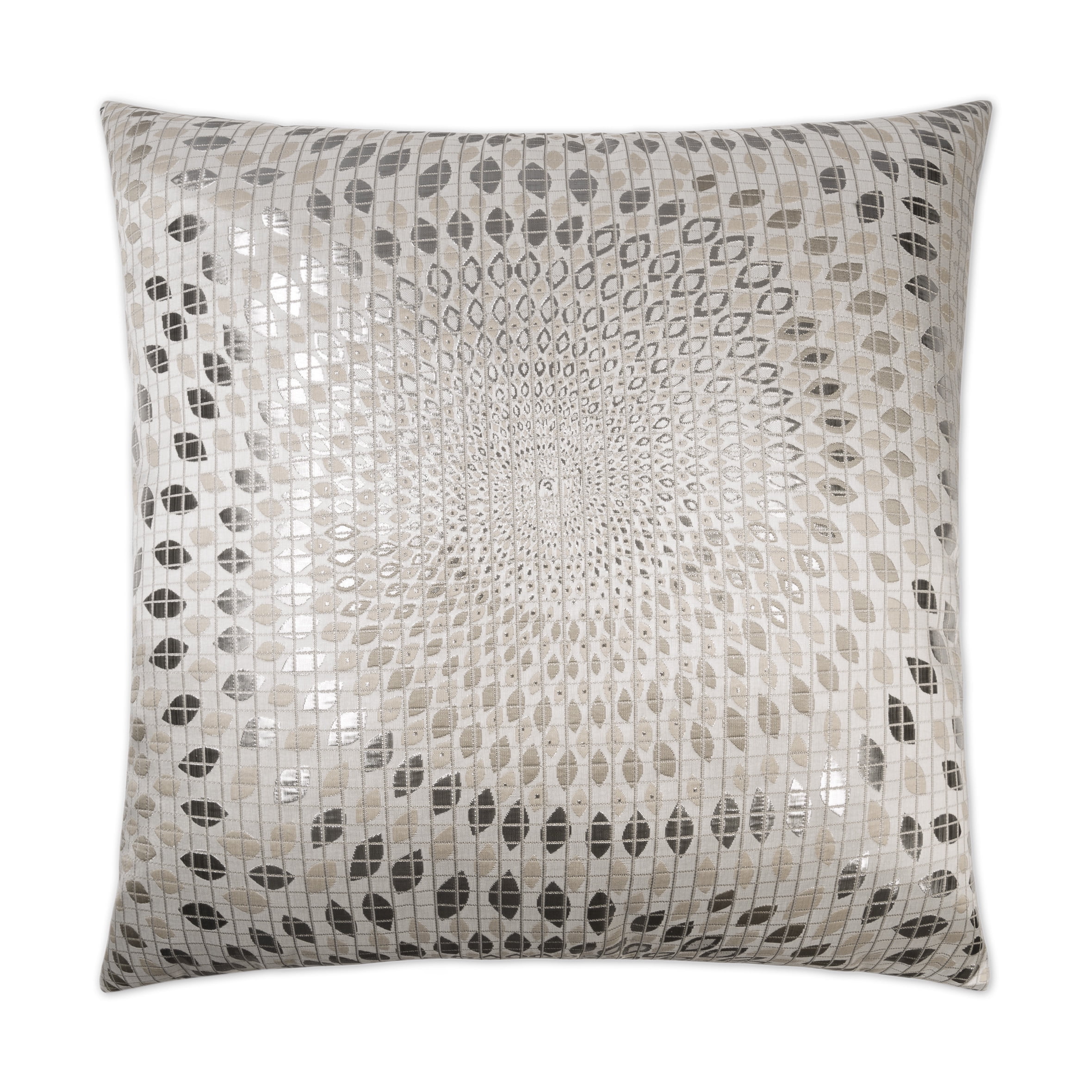 Canaan Company Whirl Silver Accent Pillow 2419S