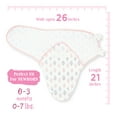 thumbnail image 4 of Swaddles for Newborns Baby Swaddle Pack of 3, 0-3 Month, 100% Cotton Newborn Swaddle Baby Wraps Baby Girl and Boy Adjustable Swaddle Blanket, Soft Baby Blankets, 4 of 7