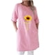 thumbnail image 1 of Vestido Sexy para las Mujeres con Cuello en V Impreso Suelto de Algodón Vestido Midi, Vestido Casual de las Mujeres, 1 of 4