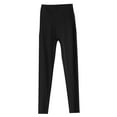 thumbnail image 4 of GEWSEY High Waisted Lounge Legging 25" Buttery Soft Workout Yoga Pants for Women (Black, L), 4 of 5