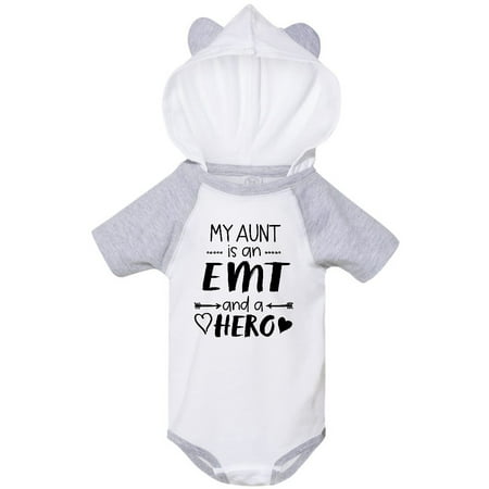 

Inktastic My Aunt is an EMT and a Hero Gift Baby Boy or Baby Girl Bodysuit