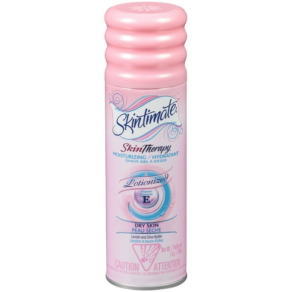 Skintimate Gel de Rasage Hydratant pour Femmes avec Lanoline et Beurre d'Olive Multi Taille Unique 7 Oz