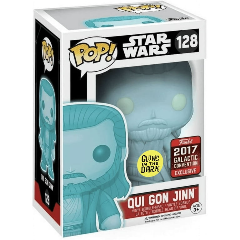 Funko Pop! Star Wars Qui Gon Jinn NYCC Bobble-Head Figure #128 - US