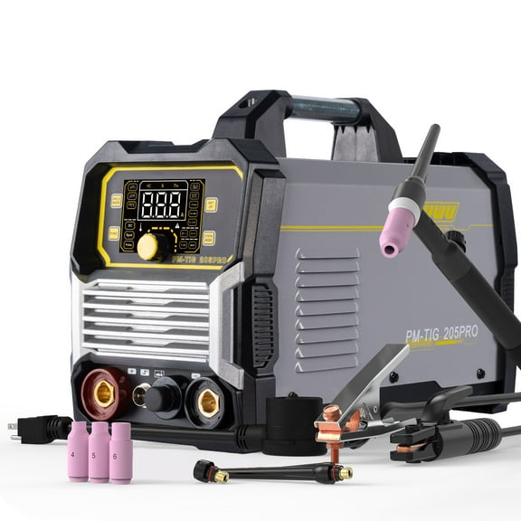 PUWU  4 in 1 TIG Welder Gas TIG/DC Pulse TIG/MMA/STICK Multi process Welding Machine 110V/220V Welder with Lift TIG Torch