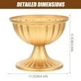 thumbnail image 3 of Shisuyan Iron Urn Planter Golden 1Pack 4.40X4.40X3.65in, 3 of 8