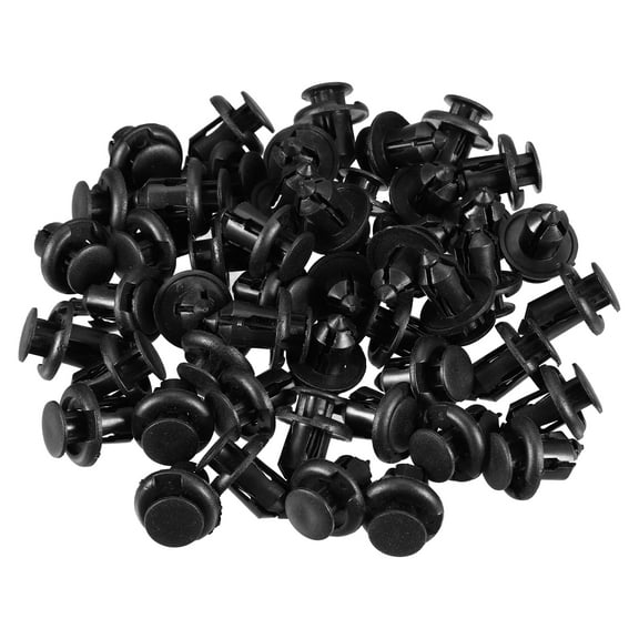 Unique Bargains 50 Pcs Push Type Retainer Clips No.91503SZ3003 Car Inner for Honda Accord 1997-2011 Plastic Black