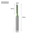 thumbnail image 1 of 6MM Shank Milling Cutter Wood Carving Single Double Flute Straight Router Bit, 1 of 8