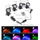thumbnail image 4 of Foco que cambia de color, luz de fuente subacuática LED de 12 W, luz de estanque impermeable IP68 Foco de buceo de Halloween, canal de césped de jardín con memoria de color regulable, 4 juegos (estándar de EE. UU.) Sincero Electrónica, 4 of 5