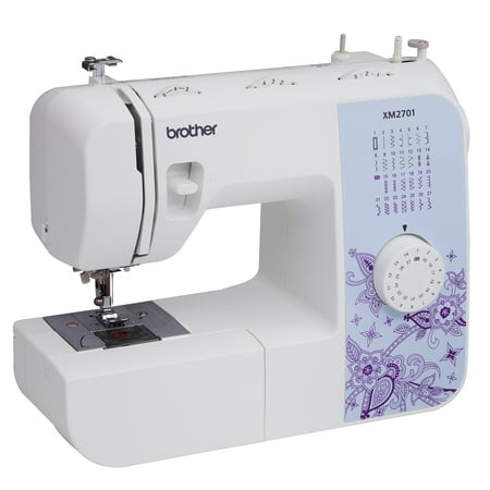 Brother XM2701 Portable, Mechanical, Full-Featured Sewing Machine with 27 Stitches