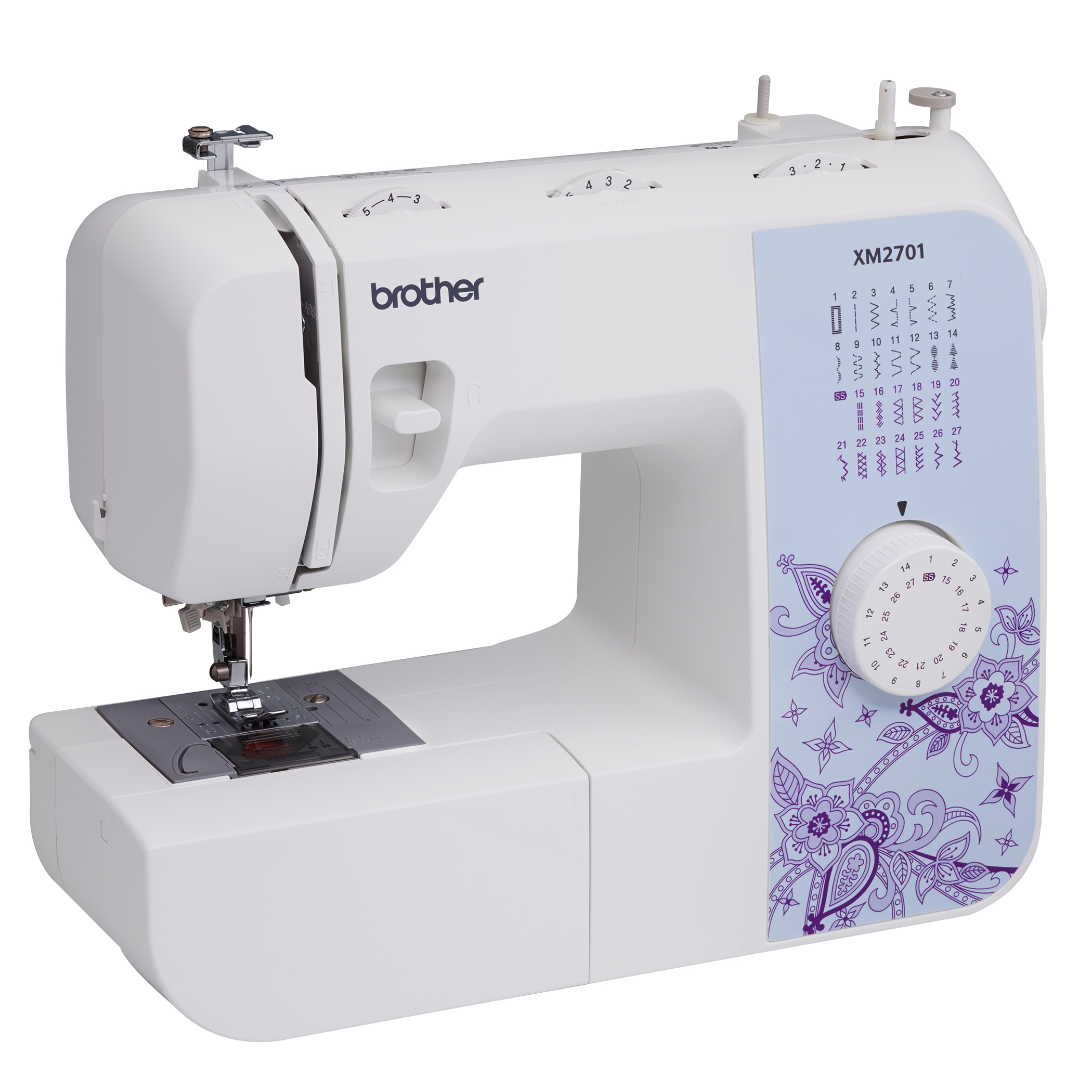 Brother XM2701 Portable, Mechanical, Full-Featured Sewing Machine with 27 Stitches - image 10 of 13