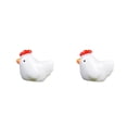 thumbnail image 3 of Accesorios de jardín de hadas Ounissouiy Decoración de pollo resina tipo 3 2Conjunto, 3 of 6