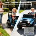 thumbnail image 3 of CazToi 24V 2 Seater 4x4 Kids Electric Ride On Car Remote Control 3 Speeds Bluetooth LED Lights Ages 3-8, 3 of 8