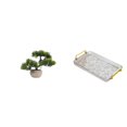 thumbnail image 1 of Bonsái Artificial, Plantas Artificiales, Centros De Mesa, Plato De Postre, Bandeja Para Mesa De Centro, Asa, Para Servir, Guardar Joyas, Comedor, Inauguración De Casa, Dormitorio, Fiesta, 1 of 8