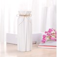 thumbnail image 3 of Florero De Cerámica Blanca, Florero Seco Para Decoración Del Hogar Moderno, Apto Para Vestíbulo, Sala De Estar, Chimenea, Dormitorio, Cocina, Regalo Decente De 8,27 Pulgadas De Alto, 3 of 5