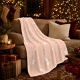 thumbnail image 3 of White Wildflower Meadow, Peaceful Botanical Garden Scene, Warm Flannel Blanket for Sunroom and Reading Nook, Garden Lovers Housewarming Gift, Botanical Home Decor, 3 of 9