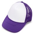 thumbnail image 2 of DALIX Infant Trucker Hat Baby Girls Boys Cap in Purple/Neon Pink (2-Pack), 2 of 6