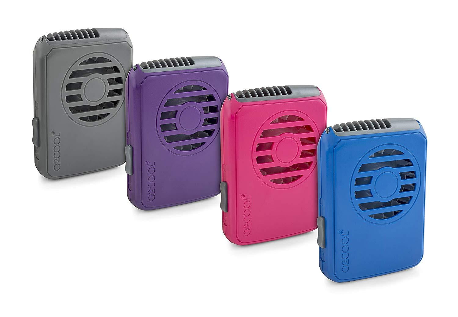 O2COOL 3.5 inch Deluxe Necklace Fan for Personal Cooling