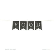 Food Vintage Chalkboard Pennant Party Banner