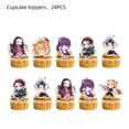 thumbnail image 1 of Decoraciones de fiesta de cumpleaños de Anime Demon Slayer, vajilla de globo, taza de papel, placa, pegatina, No Yaiba Kimetsu, suministros para fiesta de cumpleaños, 1 of 4
