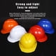 thumbnail image 5 of Casco de seguridad Gorra de plástico para casco, protección portátil ajustable para la cabeza para trabajadores, color blanco Vogacara AF000052-03, 5 of 7