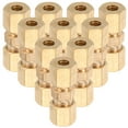 thumbnail image 2 of Miangastore 10 Pcs Raccords de Conduite de Frein en Laiton Raccords de Compression en Laiton Raccords de Compression de Conduite de Frein Connecteurs de Conduite de Frein Coupleurs de Conduite de Frein Adaptateurs de Conduite de Frein en Laiton, 2 of 8