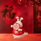 thumbnail image 5 of Estatua de china, figurita de Animal, adorno artesanal, escultura de resina para el hogar, mesa, dormitorio, decoración, regalo de Sunnimix Escultura de conejo, 5 of 7