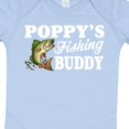 thumbnail image 4 of Inktastic Poppy's Fishing Buddy with White Text Boys Baby Bodysuit, 4 of 5