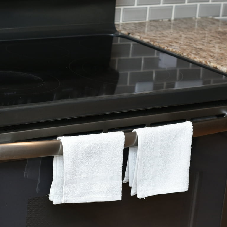 Pacific Linens 100% Cotton Kitchen Towels, Absorbent Rags for
