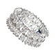 thumbnail image 2 of Anillos para mujer, regalos para mujer, anillo de diamantes dobles con incrustaciones rojas, muy popular., 2 of 2