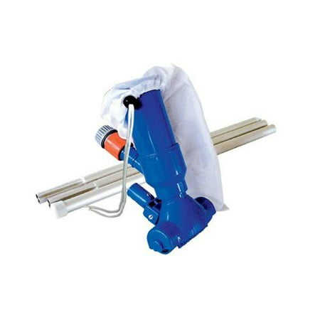 Northlight Swimming Pool Vacuum Head Kit with Filter Bag and Aluminum Pole 9.5