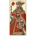 thumbnail image 2 of Gobl, Andreas Benedictus 11x18 Black Ornate Wood Framed with Double Matting Museum Art Print Titled - King of Diamonds (Bauern Hochzeit Deck), 2 of 4