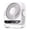 White, variant on Custom Configuration Desk Fan, Functional Configurable Desk Fan, Choose Color Blade Count Speed LED, Portable Table Fan for Desktop