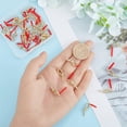 thumbnail image 2 of 40Pcs Alloy Stud Earring Findings with Horizontal Loops & Steel Pins Knot with 80Pcs Plastic Ear Nuts Light Gold 22.5x8mm Hole: 1.5mm Pin: 0.7mm, 2 of 5