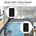 thumbnail image 4 of Moes 3 Way WiFi Smart Light Switch, Neutral Wire Required, No Hub Required, APP Control, Black, 4 of 7