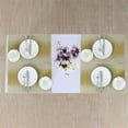 thumbnail image 4 of Uxcell Heat-resistant Modern Style Table Mats Placemat Golden Tone 4Pack, 4 of 7