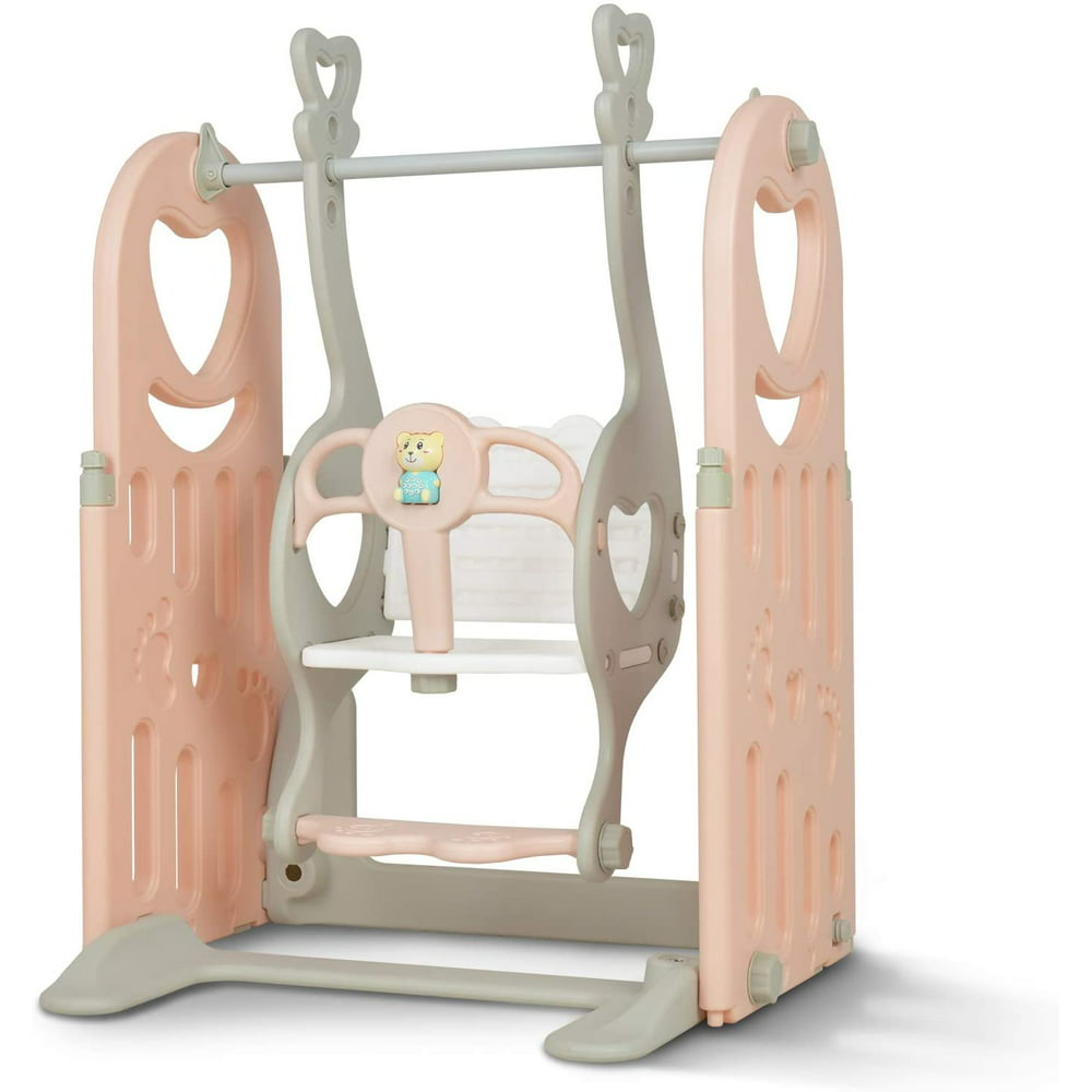 Uenjoy Baby Swing Indoor Swing for Toddlers Three Adjustable Height ...