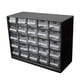 thumbnail image 5 of Cateissary Caja organizadora de piezas apilable de ABS, solución de almacenamiento duradera y transparente, caja organizadora de plástico Almacenamiento y organización del hogar negro, 5 of 6