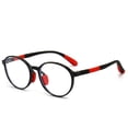thumbnail image 1 of Gafas para niños, gafas anti luz azul para hombres y mujeres, gafas planas TR90 para estudiantes, montura redonda, 1 of 5