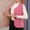 Hot Pink, variant on Hvyesh Quilted Vests for Women Plus Size Sleeveless Cropped Coats Lightweight Cotton Zip Up Padded Gilet 2024 Winter Thermal Gilet