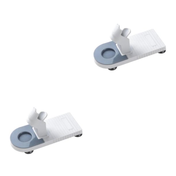 Scienceny Base de pegamento Soporte de soporte para máquina de pegamento caliente 17x7.5x2cm Soporte de pegamento caliente Tipo 1 2piezas
