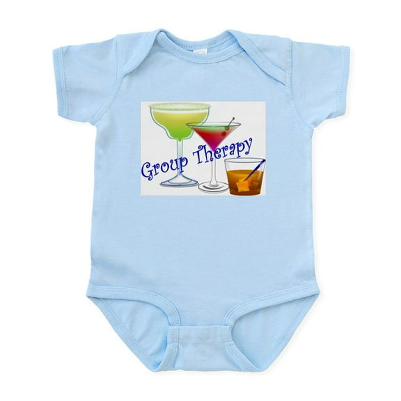 CafePress - Group Therapy 2 Infant Bodysuit - Baby Light Bodysuit, Size Newborn - 24 Months