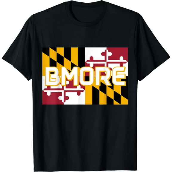 Baltimore State Flag Maryland Vintage Pride T-Shirt