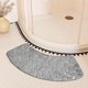 thumbnail image 3 of Alfombrilla de ducha curva Leke, lavable, curva y antideslizante para baño., 3 of 6