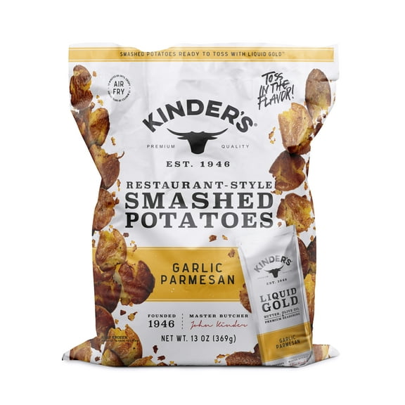 Kinder's Garlic Parmesan Frozen Smashed Potatoes, 13 oz Bag
