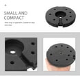 thumbnail image 3 of BESTYASH Weighted Lamp Pole Base Prevent Tipping Black Metal 1Set, 3 of 8