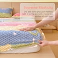thumbnail image 4 of Unique Bargains Fitted Sheet Polyester Anti Wrinkle Soft Bedding 54.3"x74.8" Multicolor, 4 of 5