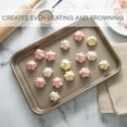 thumbnail image 3 of Kitchen Details Pro Series 13.5" x 9.6" Small Nonstick Baking Sheet with Diamond Base, 3 of 6