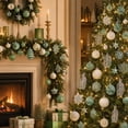 thumbnail image 3 of Dmlowu Christmas Tree Decorations, 62Pcs Shatterproof Christmas Ball Ornaments Set of Snowflake Pinecone Leaf Pendants, Assorted Hanging Ornaments for Holiday, 3 of 6