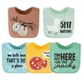 thumbnail image 4 of The Peanutshell Terry Feeding Baby Girl Bibs, 10 Pack, Hello Sunshine, 4 of 7